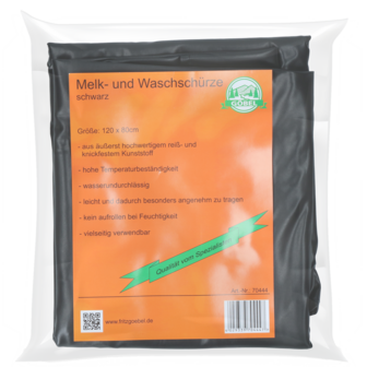 Melk- en Waterschort Multifunctioneel Zwart 80 x 120 cm 